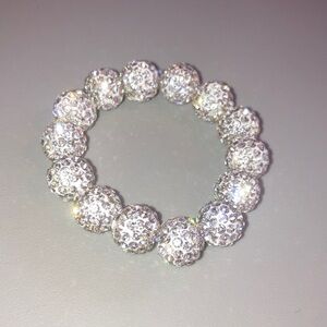 Elegant sparkly bling Flower girl bracelet